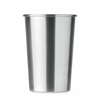 Tazza in acciaio inox 350ml Argento Opaco