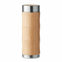 Isolierflasche 350ml Holz