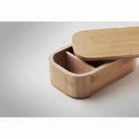 Portapranzo in bamboo. 1000ml Legno