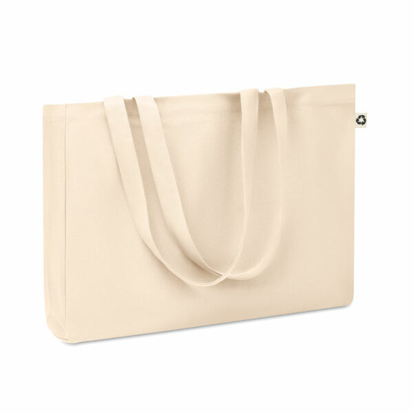 Recycelte Canvas-Tasche Beige