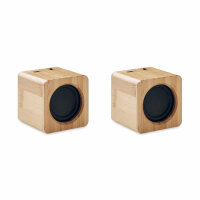 5.0 Wireless Lautsprecher-Set Holz