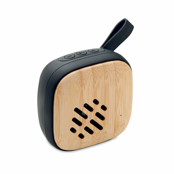 Speaker wireless in bamboo 5.0 Nero