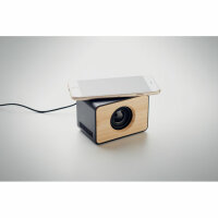 Speaker wireless in bamboo 5.0 black