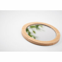 Specchio da trucco in bamboo Legno