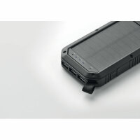 Solar Powerbank 8000 mAh Schwarz