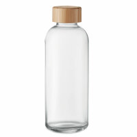 Trinkflasche Glas 650ml Transparent