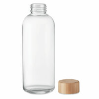 Trinkflasche Glas 650ml Transparent