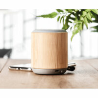 Speaker in bamboo senza fili Legno