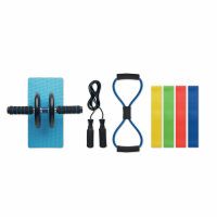 Set 8 pezzi fitness/palestra black