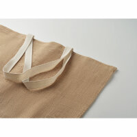 Einkaufstasche Jute Beige