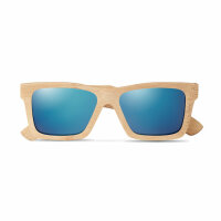 Sonnenbrille mit Köcher Holz