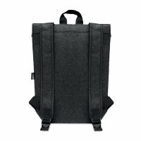 Rucksack RPET-Filz Steingrau