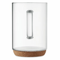 Tazza in vetro. 400ml Trasparente