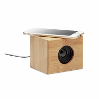 Speaker in bamboo senza fili 5. Legno