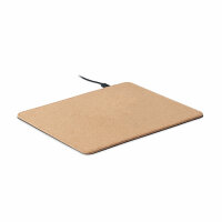 Mousepad mit Ladestation 15W Beige