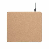 Mousepad mit Ladestation 15W Beige