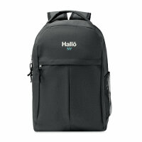 Rucksack 600D RPET Schwarz