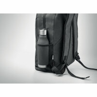 Rucksack 600D RPET Schwarz