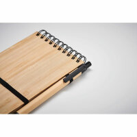 Set quaderno A6 in bamboo Nero