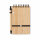 Set quaderno A6 in bamboo Nero