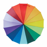 Ombrello arcobaleno 27 pollici Multicolore
