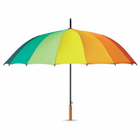 Ombrello arcobaleno 27 pollici Multicolore