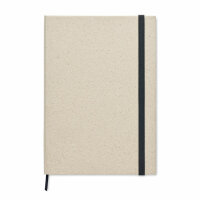 DIN A5 Notizbuch Graspapier Beige