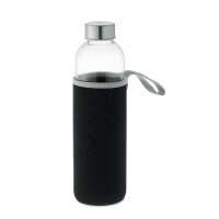 Trinkflasche Glas 750 ml Schwarz