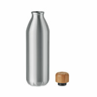 Trinkflasche Aluminium 550 ml Mattsilber