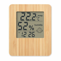 Stazione meteo in bamboo Legno