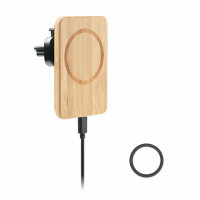 Caricatore wireless magnetico Legno