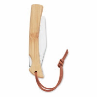 Coltello pieghevole in bamboo Legno