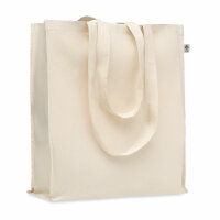 Shopper in cotone biologico Beige