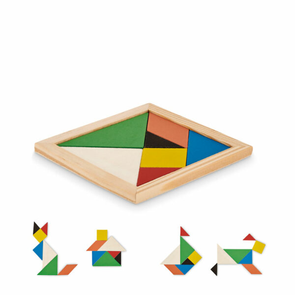 Puzzle Tangram in legno Legno