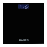 Grundig digitale Personenwaage schwarz