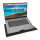 Impact AWARE RPET faltbare Desk-Organizer mit Laptop-Ständer schwarz