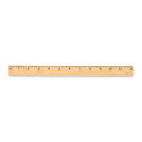 Lineal 30 cm Bambus Holz