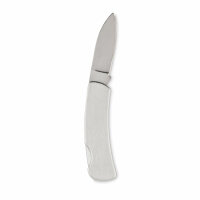 Coltello tascabile pieghevole Argento Opaco