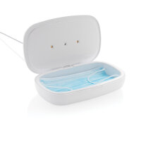 UV-C Sterilisations-Box mit 5W Wireless Charger weiß