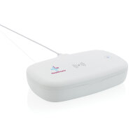 Sterilizzatore UV-C con caricatore wireless 5W bianco