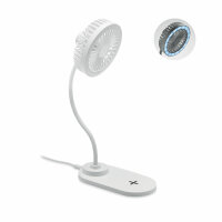 Ventilatore da tavolo con luce Bianco