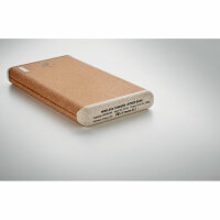 Powerbank mit Ladestation Beige