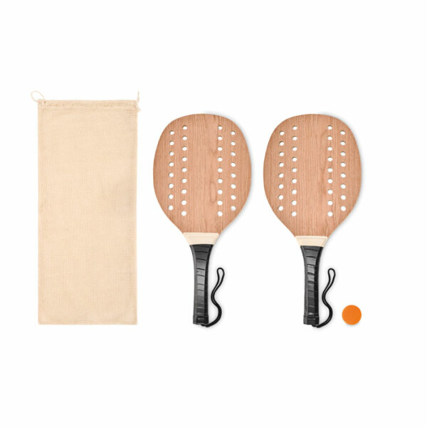 Set da beach tennis Legno