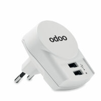 Caricatore Skross Euro USB(2xA) Bianco