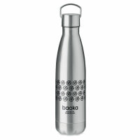 Bottiglia doppio strato 500ml Argento Opaco