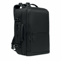 Rucksack 600D RPET Schwarz