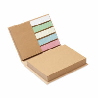 Recyceltes Notizzettel-Set Beige