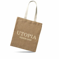 Shopper in juta Beige