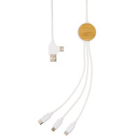 Ontario 1,2m 6-in-1 Ladekabel weiß