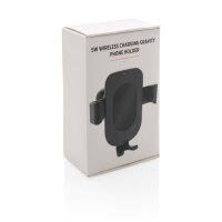 Porta telefono wireless 5W Gravity nero